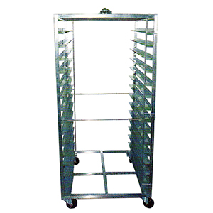 Stainless steel Trolley & Special food grade castors made in Germany